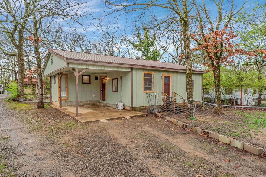 An Adorable Updated 2 bedroom / 1 bath home that was completely updated in 2025. The updates consist of New Electric, New shower/tub combo, new vanity, new kitchen appliances, new kitchen sink, new counter tops, new light fixtures, new bathroom fixtures, new hot water heater, new washer/Dryer, fenced in front yard, metal roof and so much more. This home will provide an affordable cost to someone looking to live comfortably. Perfect place to call home and/or perfect investment property. This property is being Sold As Is and No Seller Property Disclosure will be provided (Seller has not occupied property).