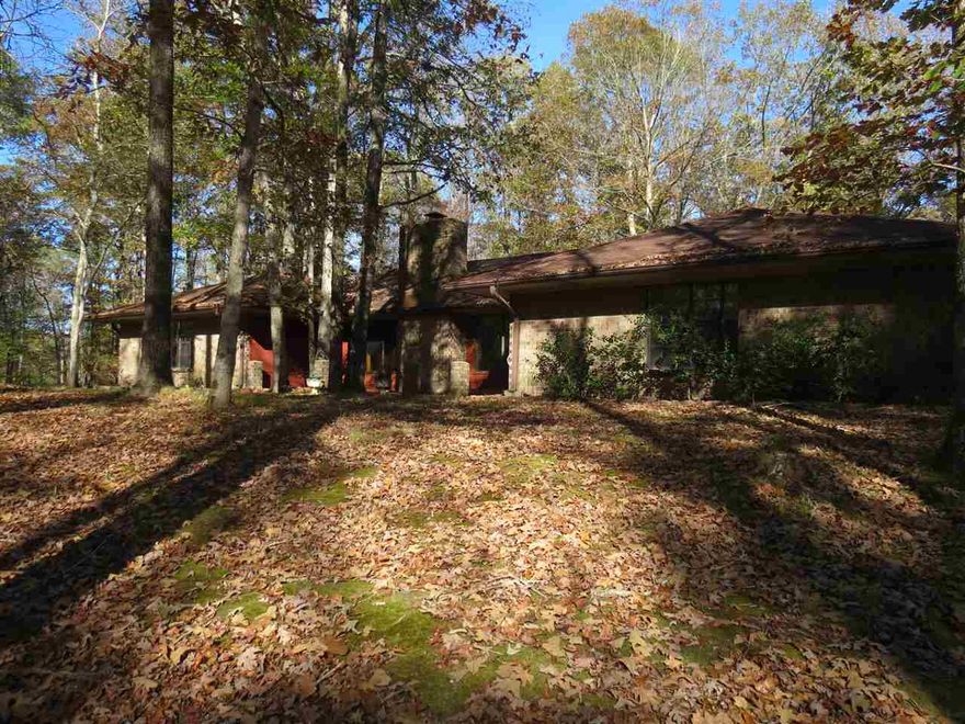 Brick home that offers so much.  This home has vaulted ceilings with skylights, built ins, wet bar, large kitchen, large pantry and laundry room, 2 living areas, 1 fireplace and 2 wood burning stoves.  3 car garage, deck, large workshop, large pond on 20 acres.  Call today for your personal tour. **Agents See Remarks**