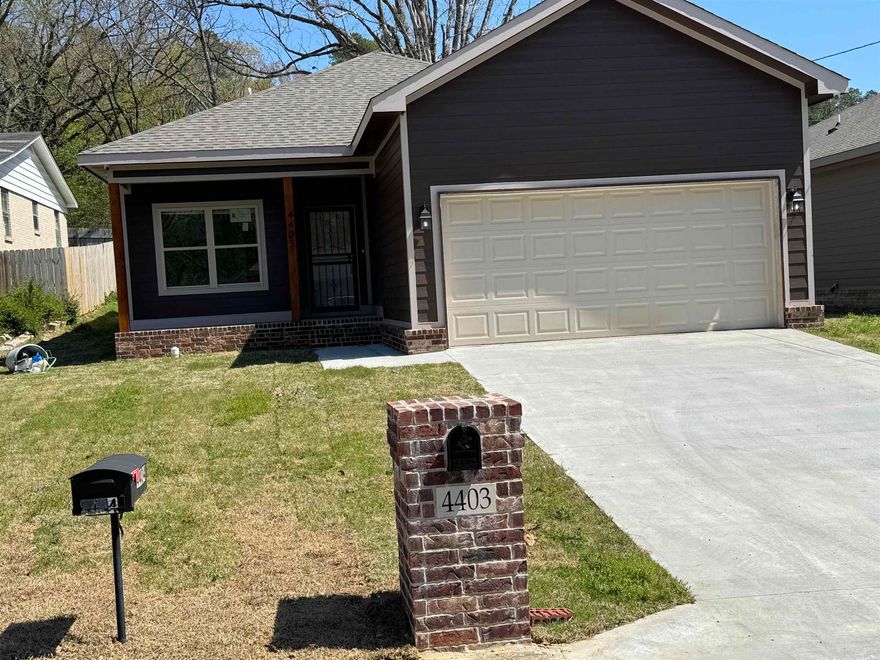 Newly built  home in area with other new homes just minutes from down town Little Rock. 3 bedrooms, 2 baths, large laundry with pantry. Open floor plan makes it easy to entertain. Custom cabinets in kitchen and bath. Ceramic tile in wet areas and carpet in living/bedrooms. Two car garage. Lots of storage. Subsidy available to assist with closing costs AND down payment. You could get into this house with no money down. * PLEASE SEE AGENT REMARKS *