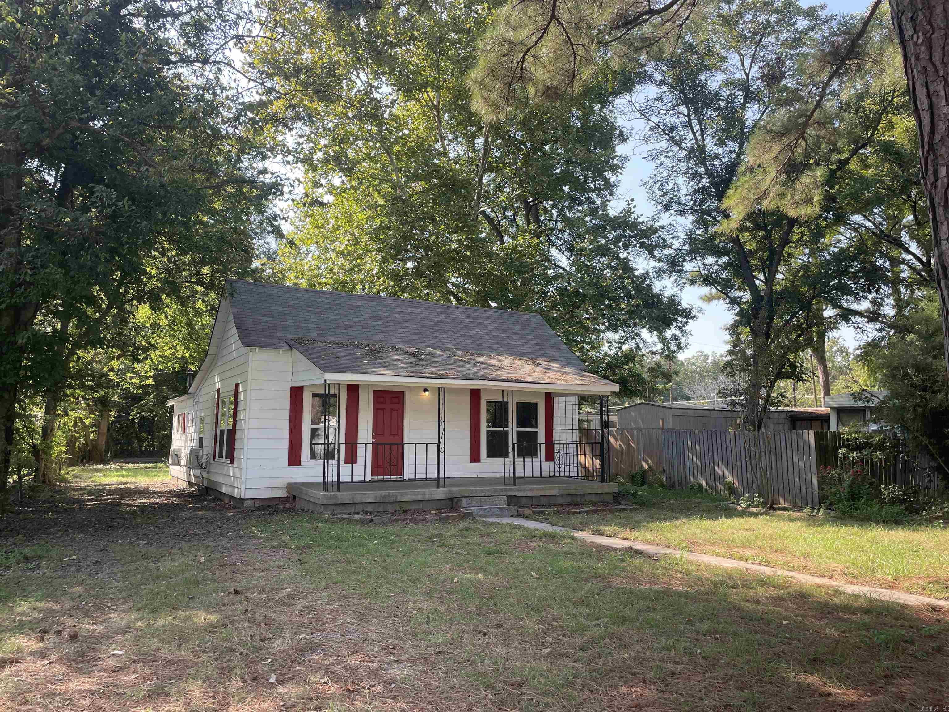 The Home has been redone. New plumbing, electric, appliances, water heater,lightning, roof, windows, heat and air, paint,drywall,all trim,flooring,tub,cabinets,doors and more. The outside has beenpainted and is move in ready.