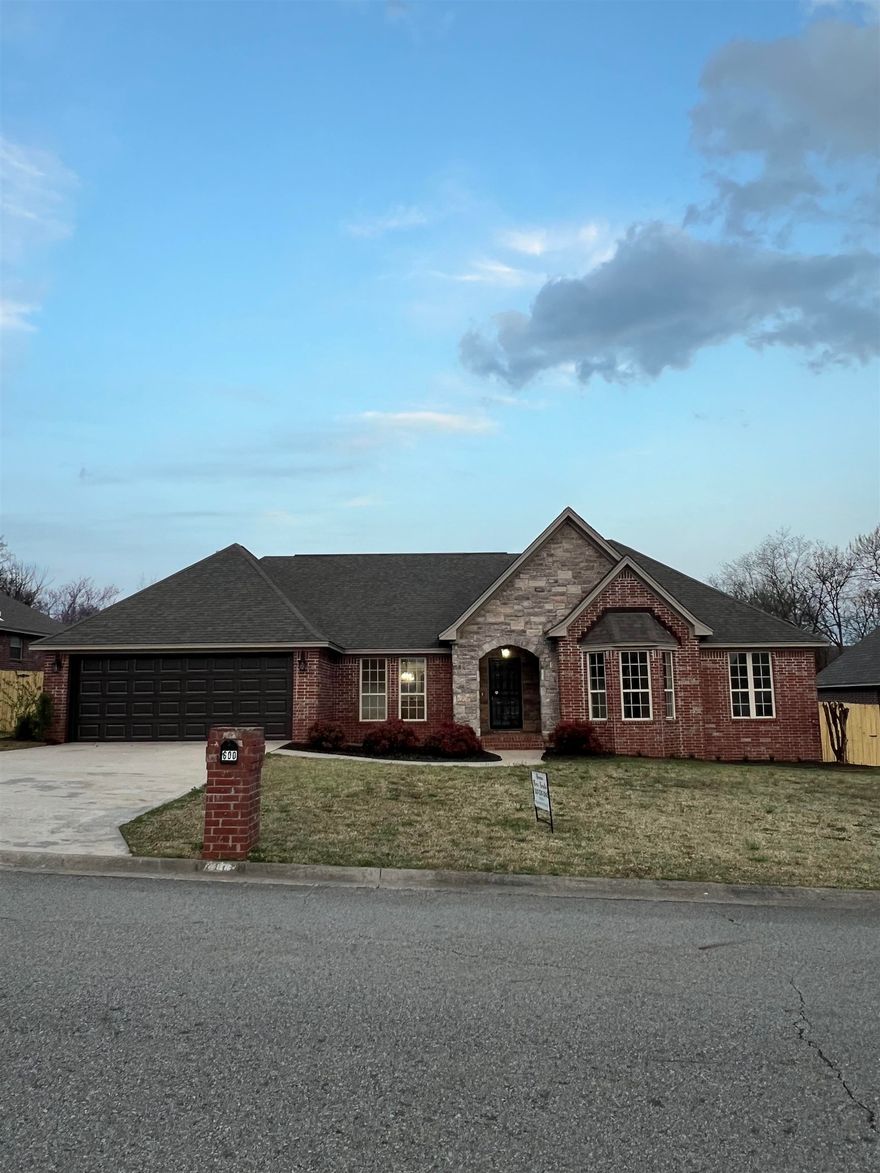 Beautifully updated 4 bedroom 2 bath home in River Oaks with a stunning stone entry, new flooring, fresh paint throughout, quartz countertops, tile shower, fixtures, appliances, soaker tub & so much more. Nice size backyard with an amazing deck for entertaining.