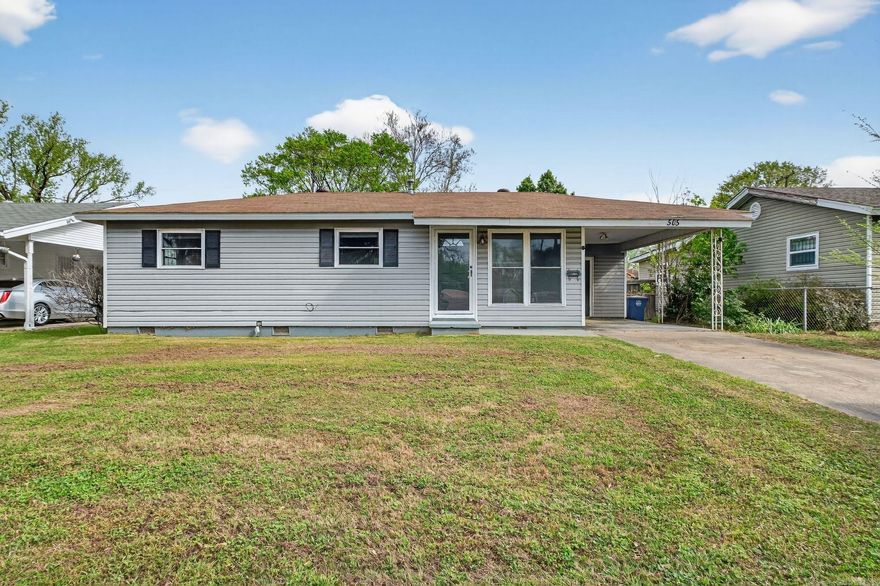 Welcome to this beautifully updated 3-bedroom, 1-bathroom home that perfectly balances comfort and style. The inviting open-concept floor plan features a spacious living area filled with natural light, flowing seamlessly into a modern kitchen equipped with sleek cabinetry and ample prep space.  Retreat to the primary suite featuring a private en-suite bath, while two additional bright bedrooms offer plenty of room for family or a home office. Step outside to a large, level backyard—a blank canvas perfect for summer BBQs, gardening, or a play area.  Conveniently located with quick access to I-40 and Highway 67, you are just minutes away from the shopping, dining, and entertainment of downtown Little Rock and the McCain mall area. Whether you're a first-time buyer or looking to downsize, this move-in-ready gem is a must-see!