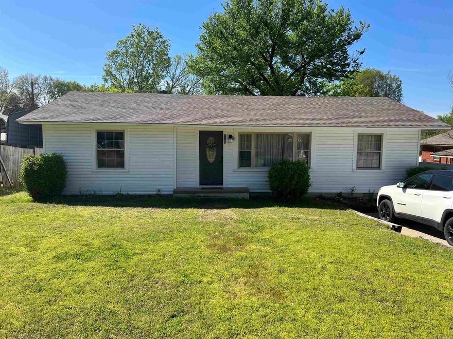 Great Remodel completed late 2022 with NEW: roof, siding, sheet rock, interior paint, all fixtures, kitchen cabinets, new sink, countertops, Electrical wiring, HVAC, 10x16 Deck, Luxury vinyl flooring, electrical panel and new wiring to 24'x30' Shop. 8'x10' utility building. 1 year old refrigerator, washer and dryer to convey with acceptable offer.