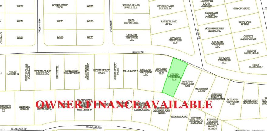 4 payments of $237.50 to finance and own. Cash buyers can pay by debit or credit card as well. Nice lot to develop or hold for future value. Public water and electric are available to run to property and will need septic. Owner/agent. Buyer responsible for any/all taxes and lots sold "as-is". Quit claim deed conveys. Parcel ID# 800-10132-000