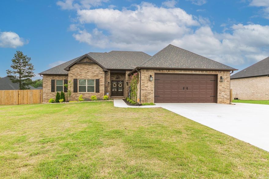 Welcome to your dream home at 174 Hayden Drive, nestled in the heart of Beebe, Arkansas! This stunning property boasts modern updates and offers a perfect blend of comfort and convenience.  The home's exterior is inviting and well-maintained, offering excellent curb appeal with lush landscaping that complements its design, making it a standout in the neighborhood. Inside, you'll find a warm and welcoming interior with spacious living areas, a modern kitchen, and comfortable bedrooms, all thoughtfully designed to maximize space and functionality. Situated in a friendly community, this home is conveniently located near local schools, parks, shopping, and dining options, ideal for families and individuals alike. Additional amenities include energy-efficient appliances, ample storage space, and contemporary fixtures throughout. Schedule your visit today.