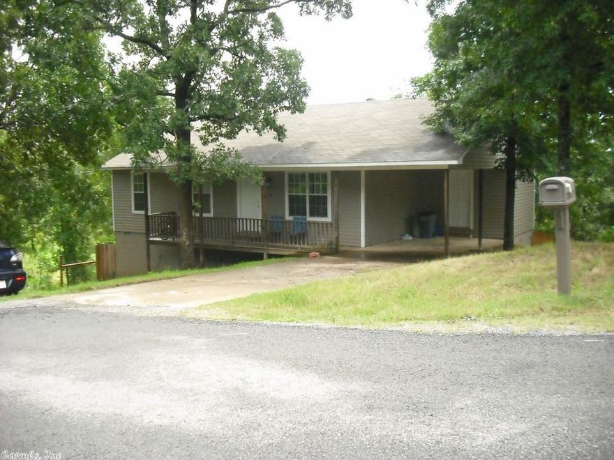Enjoy Awesome view from your 10'x20' deck! Peaceful country setting just minutes from I-40 and Conway makes this 3 bd, 2 bath home feel like a secret getaway. Low maintenance vinyl exterior, fresh paint in most rooms,  2" blinds except in the kitchen (didn't want to obstruct the view!!), and a fenced yard.