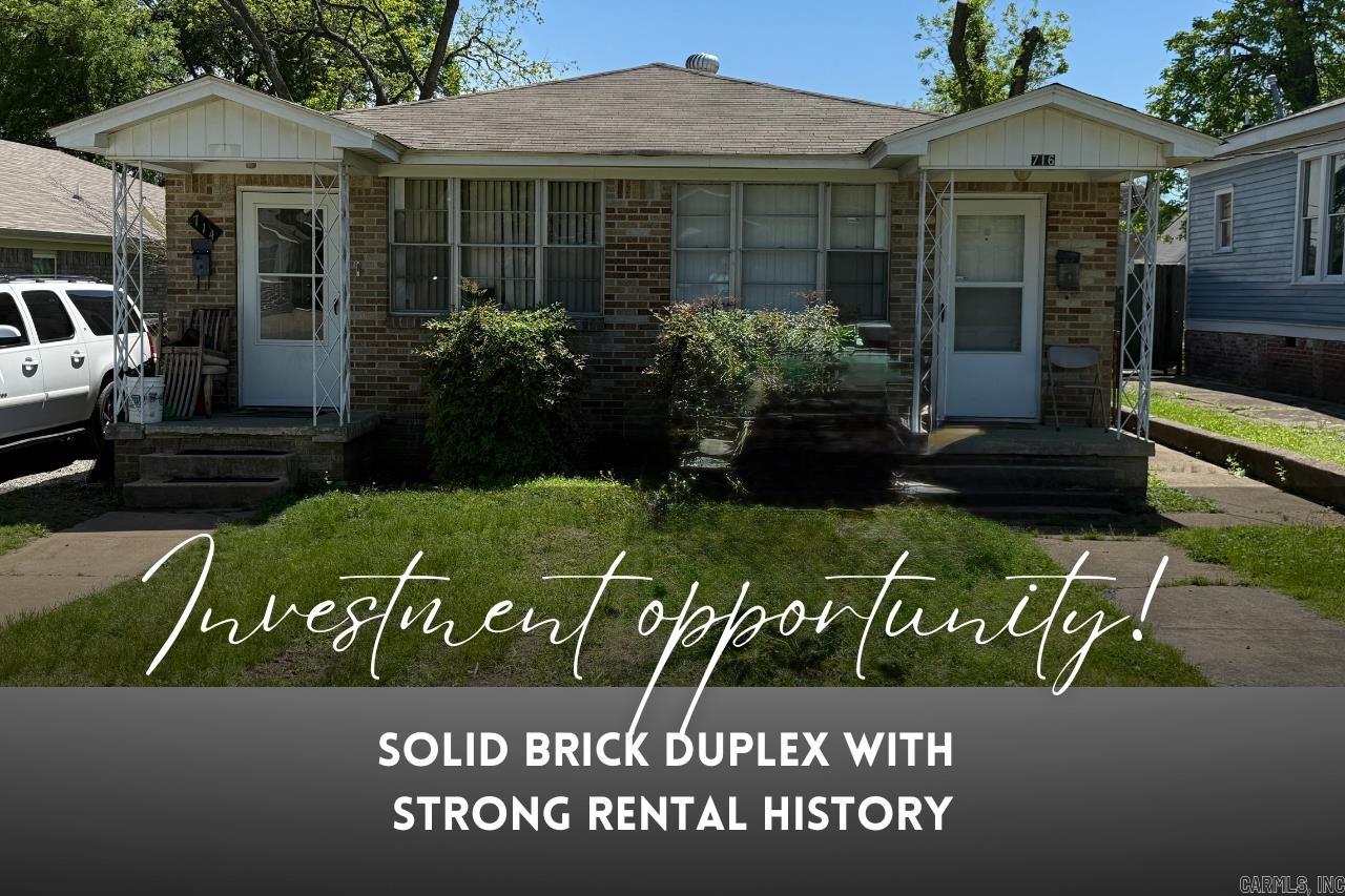 Great investment opportunity! This well-maintained brick duplex features two identical units, each offering 2 bedrooms and 1 bathroom with approximately 812± square feet of living space. Both units are currently rented at $675/month, with a solid rental history, making this a turn-key addition to your portfolio. Inside, you'll find charming original hardwood floors and newer appliances that add comfort and convenience for tenants. The brick exterior offers low-maintenance durability, and there's a shared backyard storage unit available for tenant use. Both units are currently occupied. Please allow 24-hour notice for showings out of respect for the tenants. Donāt miss your chance to own a stable, income-producing property in a desirable area!