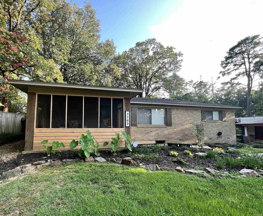 Well maintained, updated home in desirable Leawood/Midtown! Green space across the street means you only have neighbors on one side of the road. Rare find with 3 bedrooms, 2 full bathrooms, and an additional half bathroom! Open concept, split floorplan. Original hardwoods throughout. Granite countertops throughout. Fresh paint in almost every room. Large deck and storage shed in backyard. Screened in front porch adds something unique for this area! Tankless water heater. New roof in 2020. Washer and dryer to convey. Please see agent remarks.