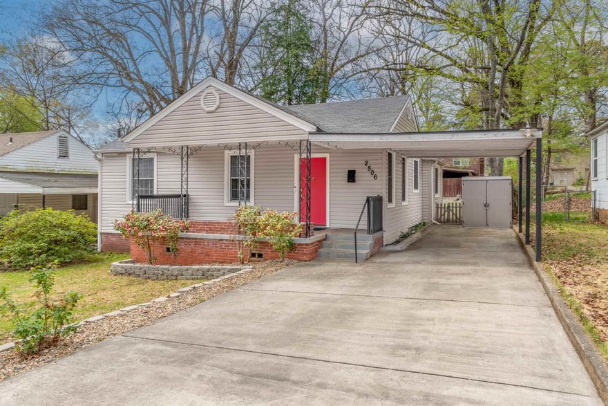 *Move-in ready* Light, bright, and full of natural charm! This updated home features original hardwood floors and a sun-filled interior with plenty of windows and neutral paint. The kitchen shines with newer shaker-style cabinets, stainless steel appliances, granite countertops, and a larger butcher block island. Functional layout with two living areas (or dedicated dining room) and a split floor plan. Outside, enjoy a level lot, a backyard with alley access, and a covered parking area with an oversized concrete pad. Major updates include a new roof (2021) and HVAC (2025). Just blocks from UALR—don’t miss out!