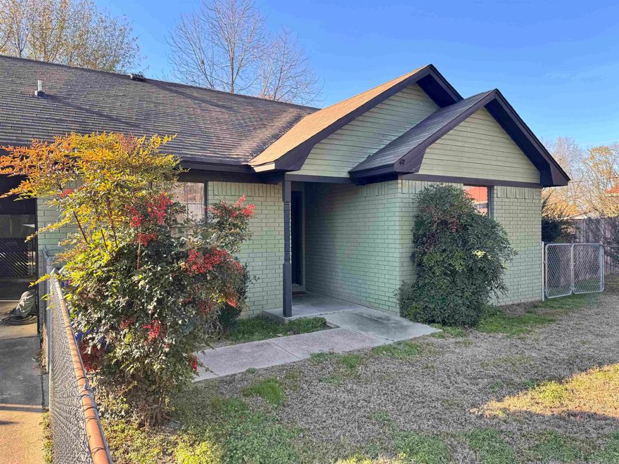 If you are looking to downside or invest in a rental - this one is for you! Great location beside Greenbrier High school and right off Hwy 64. This home offers a cozy quiet atmosphere. Fully fenced front and back yard with NEW partial privacy fence. NEW hot water heater. NEW toilet. NEW dishwasher. HVAC in the attic is in great condition and was fully serviced summer 2025. Roof is older and has not caused current owner any issues. Come take look for yourself!