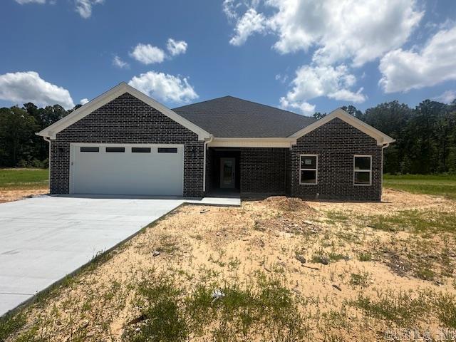 Charming new construction nestled on 1.12 acres! Discover this stunning 4 -bedroom, 2-bathroom home featuring a spacious open split floor plan, cozy fireplace and luxury vinyl plank flooring. The Kitchen boasts a pantry, ss appliances, granite countertops and large island perfect for entertaining your friends and family! The primary suite has his-and-hers walk-in closets, walk-in tile shower and soaking tub. SELLER OFFERING $5000 IN CONCESSIONS WITH AN ACCEPTABLE OFFER!! Come see all that this new subdivision has to offer!! Floor plan in the documents!