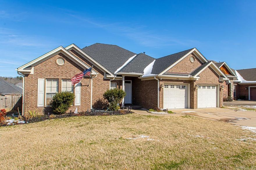 Welcome home to this warm and inviting 4-bedroom, 2-bathroom brick home in the North Hills Subdivision of Conway, AR. This spacious 2,329 sq. ft. home features a cozy gas log fireplace, perfect for relaxing. Recent updates include a new roof and new flooring in 2022, ensuring a fresh and modern feel. Solar panels installed in 2021 help keep energy costs low. An unfinished basement provides extra storage or potential for future customization. Outside, the fully fenced backyard offers a great space for outdoor enjoyment. Don’t miss the chance to see this well-maintained home—schedule your showing today!