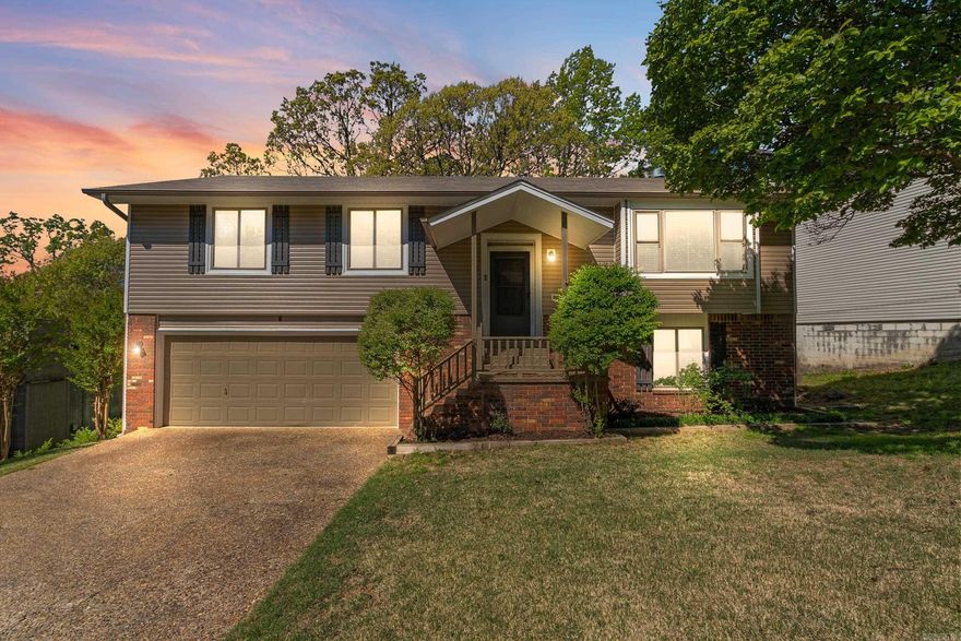 Welcome home to White Aspen. Tucked in the treetops of serene Pleasant Forrest you'll find this incredibly spacious home. A split level floor plan that gives you options for different living space layouts. The upper primary level is your large living room with a stone fireplace & windows to the front. Dining room that is open to your kitchen, w/ granite countertops and breakfast bar + tasteful wood cabinets. Large upper level deck perfect for morning coffee or afternoon dinner in the trees overlooking your backyard. Down the hall of the primary level you'll find 2 guest bedrooms that share a full guest bath. At the rear is your primary suite 4 full-wall windows, a walk-in closet + 2nd standard closet, and a primary bath. Down at the lower level you'll find a second living room, kitchenette, + a 4th bedroom & full bath. This area could be used as a 2nd living space, a bedroom/living suite, movie/game-room, or hosting space. Off this space is the large lower deck & your fully fenced backyard.  The home has so much to offer and is ready for its next owner. // **Confidential remarks for appraisers.