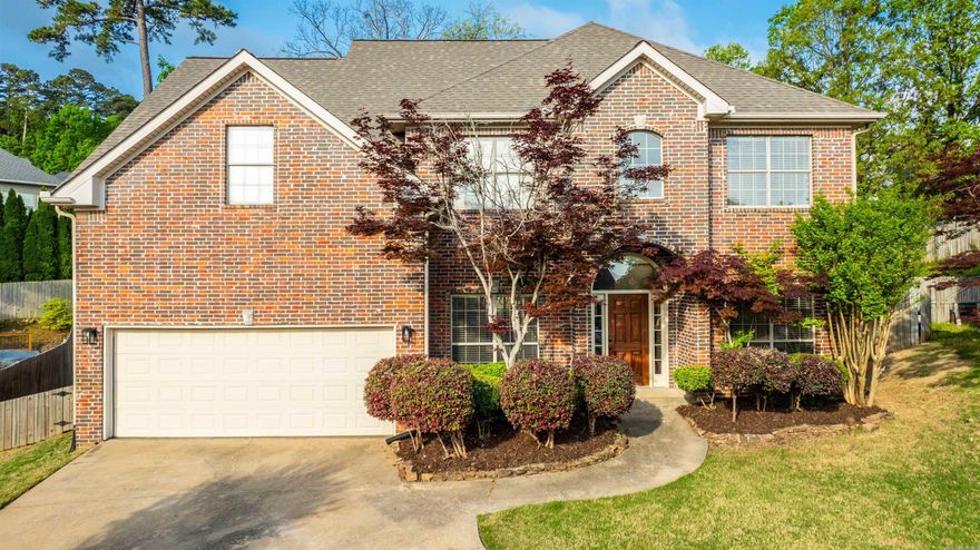 Looking for an amazing home with plenty of space on a quiet cul-de-sac that is zoned for the highly sought-after Don Roberts Elementary and Pinnacle View Middle School? This one checks all the boxes!  With a fantastic layout and endless possibilities, this home technically has 5 bedrooms with 3 full baths but can easily function in multiple layouts.  Upstairs are 4 bedrooms or 3 bedrooms and a huge bonus room. Downstairs, you’ll find a private bedroom with a full bath right next to it—perfect for in-laws or an independent teen or adult, or a dedicated office space. Downstairs also has an eat-in kitchen, living area with fireplace, dining room and second living area or alternate office space/music room.  The fully-fenced backyard offers plenty of room to play, entertain, or just relax in your own space with the beautiful deck, pergola and fire pit.  And don’t miss the unique upstairs area—it’s like an indoor playhouse or the perfect cozy corner for reading, studying or working out. Once again, more possibilities!  Beautiful new flooring 2023, deck and pergola 2023, outdoor fire pit 2023  This one truly has it all—don’t miss the chance to make it yours!