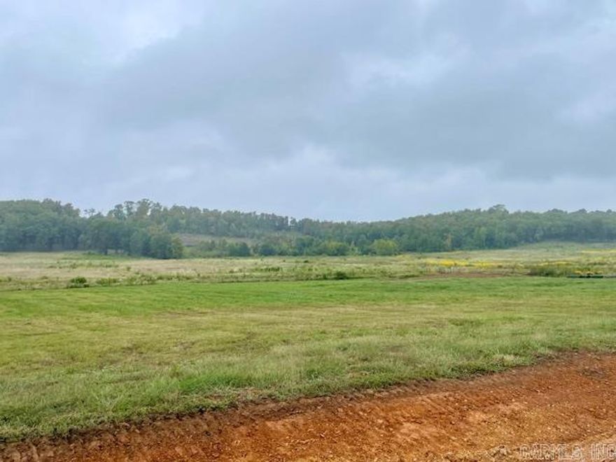 One of the few larger lots in the subdivision. Nice pretty view