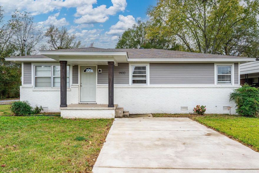 With lots of natural light, this updated 3 bedroom, 1 1/2 bath home is absolutely charming. Home has fresh paint, newer appliances, backsplash, floors, lighting and ceiling fans. Bathrooms have also been updated. There's a driveway in the front to park and there's also parking under the carport on the side of the home. HVAC is approximately 7 years old. Home has enclosed storage area on the carport. Conveniently located within minutes to I-30, I-430 and the Outlet Mall. SEE AGENT REMARKS.