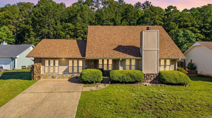 Tucked away at the end of a quiet cul-de-sac in the heart of Maumelle, this home offers the kind of setting that’s hard to find. Just steps from a small neighborhood park, it creates a peaceful, tucked-away feel while still being close to everything Maumelle has to offer. Inside, you’ll find an abundance of flexible living space designed to fit a variety of needs—whether you envision a spacious living room for relaxing evenings, a game room for entertaining, or a dedicated space for hobbies, crafts, or a home office. The layout provides versatility while still feeling warm and inviting. Step outside and enjoy a backyard made for gathering. The pergola-covered grilling area sets the scene for weekend cookouts or unwinding at the end of the day, while the storage shed offers added convenience for tools and extras. With its unique location, functional layout, and inviting outdoor space, this home blends comfort, flexibility, and charm in one beautiful package.