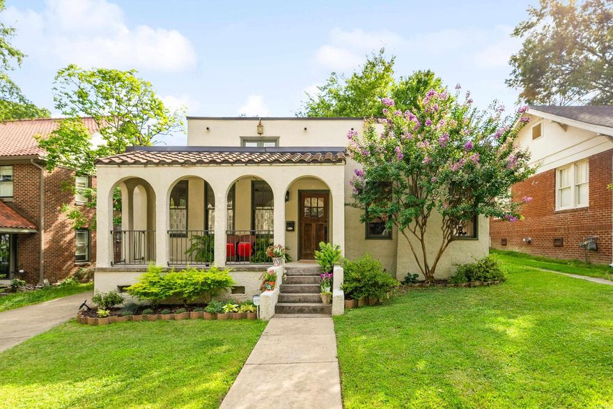Looking for a Spanish Revival home here in Little Rock? You've come to the right place- 120 Crystal Court in the Midland Hills neighborhood of Hillcrest. Incredible natural lighting-check! Updated modern style with historic character- check! New dishwasher, hot water heater, interior and exterior paint, custom iron railing, fence, and membrane roof- check, check, and check! A family friendly neighborhood, walkable to many of your favorite Little Rock staples and just a short drive to the interstate to get everywhere else. Come see it for yourself today and take a rest on your new cozy porch!