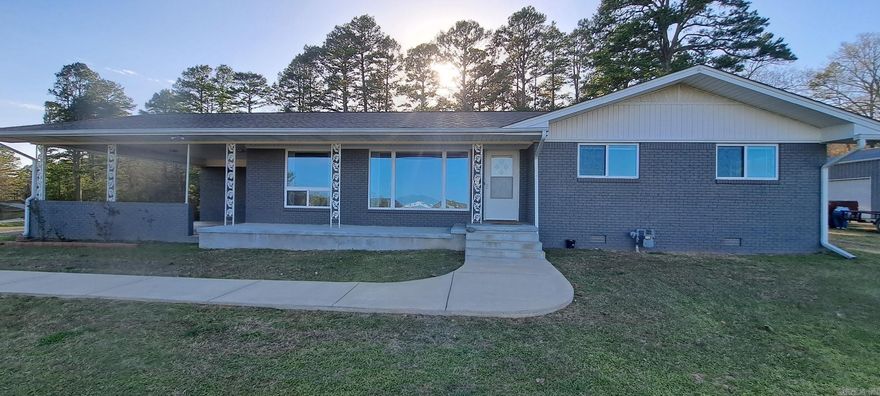 Welcome to the Amazing home that sits on approx. 2.56 acres.  Home features  3 bed/2 baths and approx 1622 SF. All new lightening, fresh paint, new storm doors, cedar lined closets, new energy efficient windows, smoke alarms, plumbing Approx 5 yrs old, roof approx  5/12 years old. Hardwood floors in family room and bedrooms.  Kitchen offers you great cabinet storage, Stainless appliances, wall oven and eat in area.  Nice size laundry area off kitchen and garage.  Basement stairs are located off the kitchen.  Out back you will find a 12 x72 screen in porch that looks towards your She Shed that is nestled in the woods. She Shed is approx. 1009 SF, has elec., line for propane ,8 ft loft, new carpet and a porch (8x14) faces the fully stocked pond.  Property also features a 14x25 metal shed (no Elec) and a 35 x 55 insulated garage/shop with Elec and 3 garage doors.  Greers Ferry lake is about 3 miles away and you are about 3 miles to Wal-Mart and local hospital.  Call us today to make your appt. Agents see remarks!