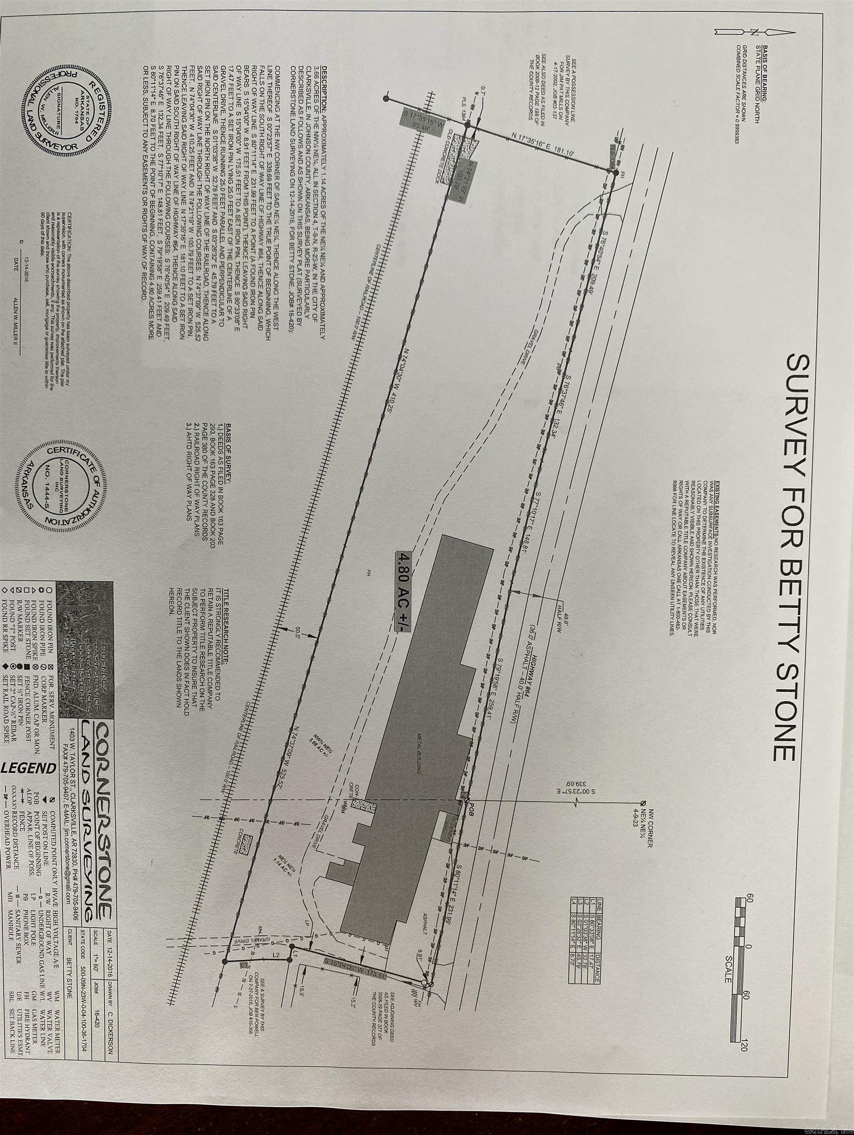 Metes & Bounds - Commercial Sale