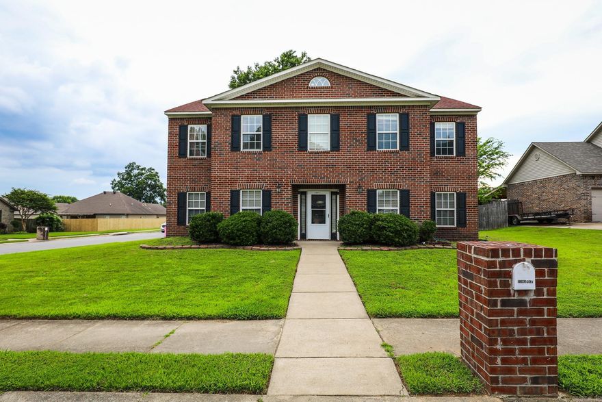 Perfect for a large family, this spacious home is conveniently located in the desirable Bryant School District! Downstairs, the Primary Suite features a large bedroom with a large walk-in closet, double vanities in the bathroom, a walk-in shower and jetted tub!  The kitchen is open to the living area and features granite countertops and a breakfast bar!  Keep warm by the gas log fireplace in the great room!  The dining room fits a large table, and is conveniently located adjacent to the kitchen and living room! The laundry room is spacious and has cabinets for storage! Upstairs, the other 4 bedrooms all feature their own walk-in closets and are all HUGE!  The upstairs bathroom has double vanities, a private water closet and tub/shower!  Also upstairs, the loft area could be used as an office, gaming area, or craft space!  Other features include a side entry 3-car garage and a fully-fenced & level backyard! $10,000 in concessions offered with acceptable offer!