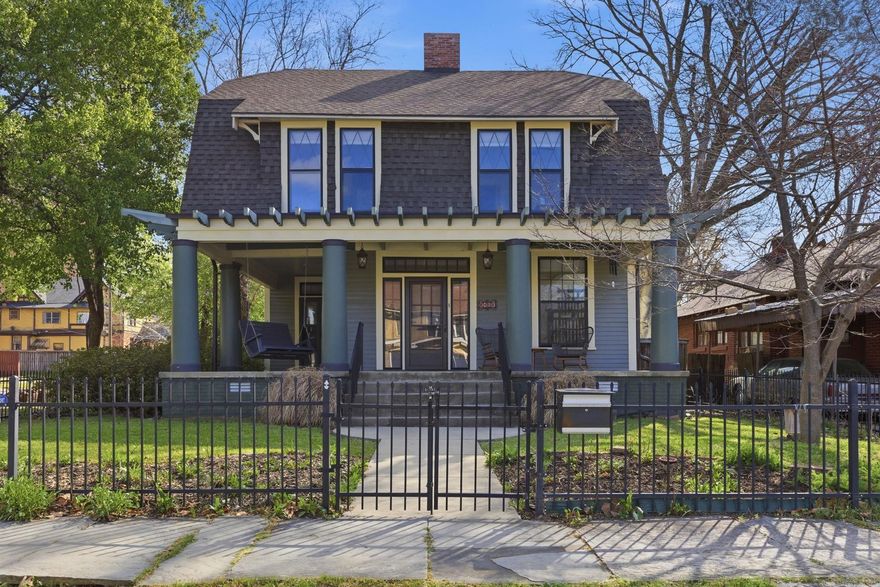 Step onto the front porch of the historic Croxson House, a beautifully preserved 1908 Dutch Colonial in Little Rock’s coveted Governor’s Mansion Historic District. Designed by renowned Arkansas architect Charles L. Thompson, this home blends timeless architecture with thoughtfully executed period updates.  Inside, more than 2,300 sq ft of beautifully finished living space features hardwood floors, elegant living and dining rooms, and a stunning interior where historic character meets modern comfort.  Imagine hosting friends on the backyard deck, surrounded by a meticulously landscaped yard that feels private and inviting.  Above the detached garage, a separate dwelling unit offers incredible flexibility for guests, rental income, a studio, or home office.  A rare opportunity to own a true piece of Little Rock architectural history.