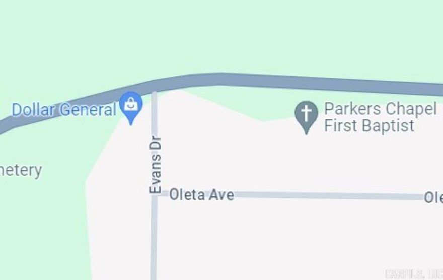 Vacant lot. No mobile homes allowed