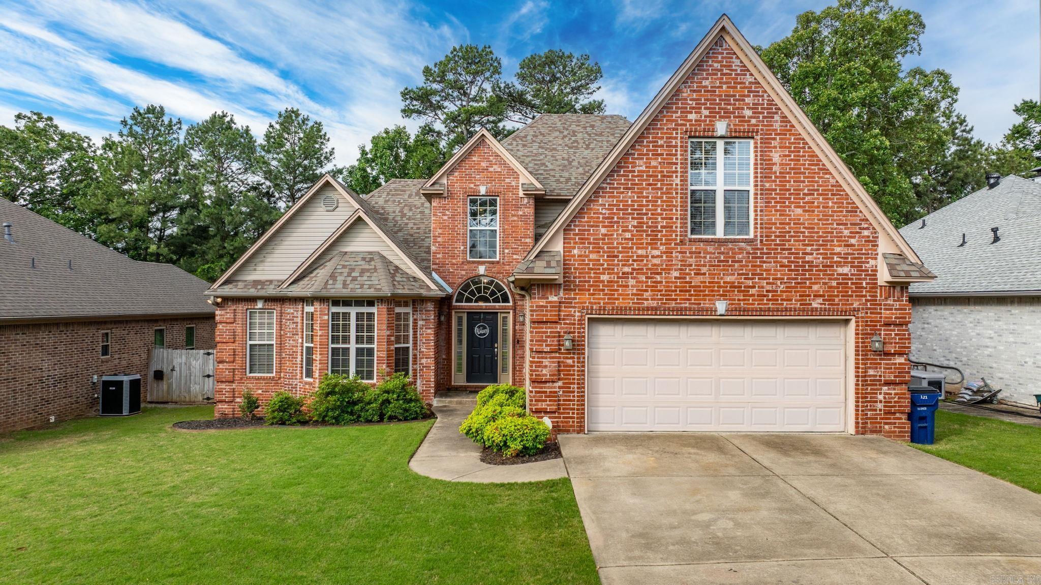Fall in love with this beautiful home in Maumelle’s Waterside neighborhood—just one block from Lake Willastein! With fantastic curb appeal and a spacious, flexible layout, this home is ideal for both everyday living and entertaining. The grand entry leads to an office/sitting room with bay window and a living room with a fireplace. The large kitchen with beautiful cabinetry features an island, built-in desk, and great eat-in area. A versatile flex space to the rear of the kitchen is perfect for formal dining, crafts, or play. A half bath, additional storage, and laundry room with sink round out the well laid out kitchen area. The oversized primary suite impresses with a 2022-updated bath, featuring a tiled shower, jetted tub, dual vanities, and walk-in closet. Upstairs includes a bedroom with en suite bath, two more bedrooms with Jack & Jill bath, a spacious loft - the perfect TV room/hangout spot, and great storage. Enjoy the fenced backyard from your private deck. Major updates: roof (2020), upstairs HVAC (2023), downstairs HVAC, water heater, and dishwasher (2024). BRAND NEW DECK (2025)! This one checks all the boxes—don’t miss it!