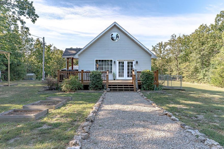 Welcome to Market 722 AR Hwy 175 of Hardy, AR. Situated on 10 surveyed acres off Hwy 175 is a one of a kind property w/ these amazing features: house w/ wraparound porch, 30x30 shop, RV carport w/ 30 amp hookup, 180 ft Zip-line, off road trails, bonfire pit, stocked pond, deer stand & feeder, gun range, greenhouse, garden, Pear, Apple, and Peach trees and room for all your toys. The house is a Contemporary Craftsman Style Bungalow designed w/ love from roof to crawl space featuring 828 sf of well laid out living space w/ main level & loft. Step inside through the gorgeous glass paneled front door and into the open kitchen/living/dining area. Notice the soaring ceiling, white cabinetry, stainless steel appliances, shiplap accent walls, recessed lighting, and glorious natural light streaming in through large windows. On the main is the Master bedroom, bathroom/laundry room w/ walk-in tiled shower, and pantry/storage room and upstairs is a spacious loft. Conveniently located near Spring River & downtown Hardy, with all the perks of country living such as keeping livestock, star gazing, ATV riding, and hunting & fishing from your own backyard. Call today to make this house your home.