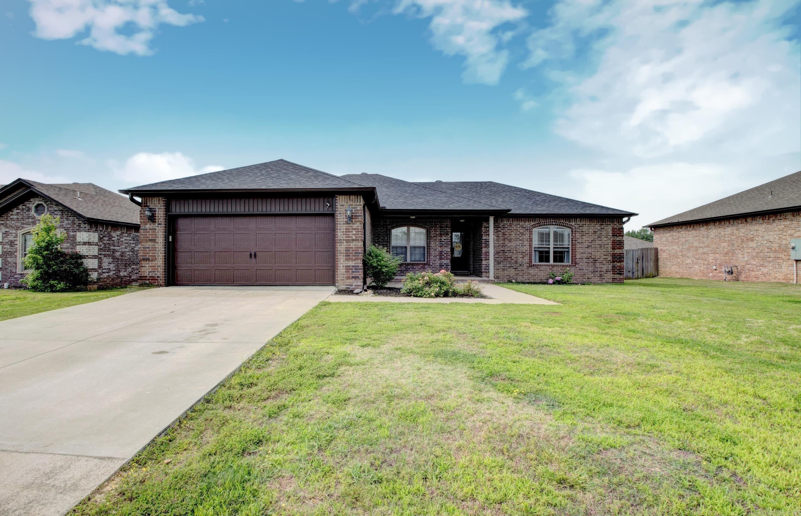 Welcome to this stylish 4-bedroom, 2-bath home in Austinālocated in the sought-after Cabot School District! Inside, youāll find an inviting open-concept layout with fresh neutral paint in the main living areas, hallways, and primary bedroom. New carpet in primary bedroom! The spacious living room features a cozy gas fireplace and tray ceiling, while the kitchen offers stainless steel appliances, gas stove, raised bar seating, and ample work and cabinet space. Tile flooring throughout the common areas is both beautiful and pet-friendly, adding durability and ease of maintenance. The split floor plan includes spacious guest bedrooms and a private primary suite complete with a walk-in closet, jetted tub, separate glass shower, and elegant ceiling accents. Enjoy outdoor living on the screened-in patio overlooking a fully fenced backyard with a private gate. Additional features include an all-brick front exterior, gutters and a fully fenced in backyard for your pets! Comfort, convenience, and styleāschedule your tour today! NEW ROOF (2024) NEW DISHWASHER (2025) 220V ELECTRICAL IN GARAGE Agents please see remarks!