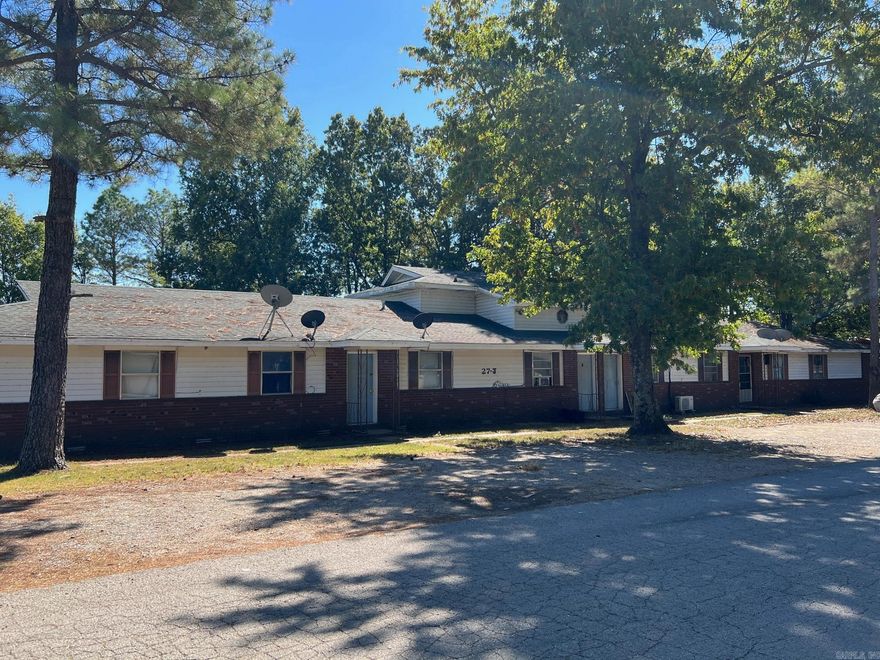 This is a great value-add apartment complex with 8-Units under one roof.  The seven 1BR units have new HVAC systems added in 2017.  Building was converted from gas to be all electric with new wiring, new stoves, and new water heaters in 2020.  Currently 100% occupied.  There is a standalone outbuilding with 3 washer and 3 dryer hookups on the grounds for tenant usage.