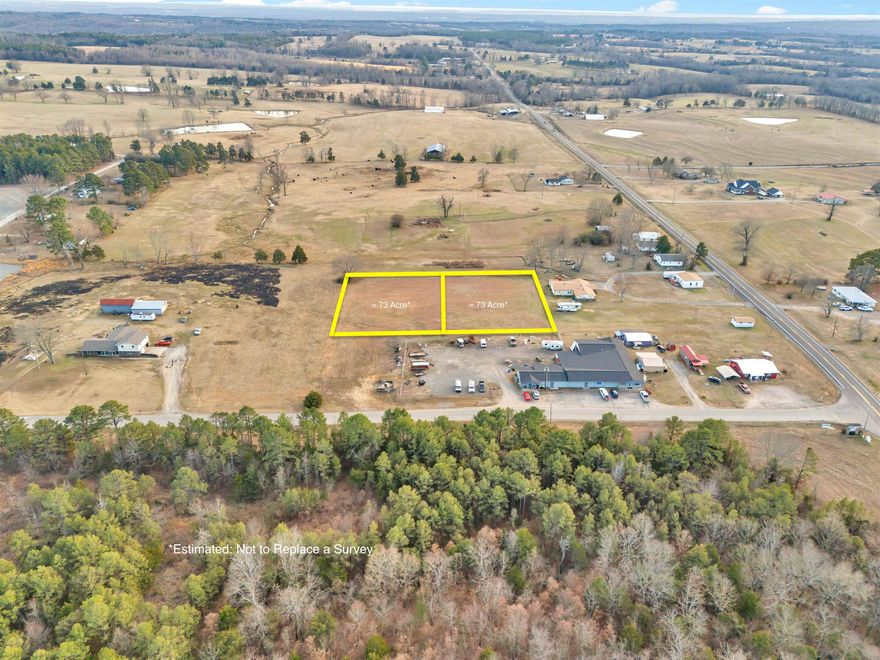 Two .73 Acre Lots for sale behind Superior Heat and Air in Center Ridge. With no restrictions and outside of city limits these lots welcome mobile homes with open arms. They are close to Nemo Vista schools and present themselves as the perfect building site for your future home.  Tract 2.