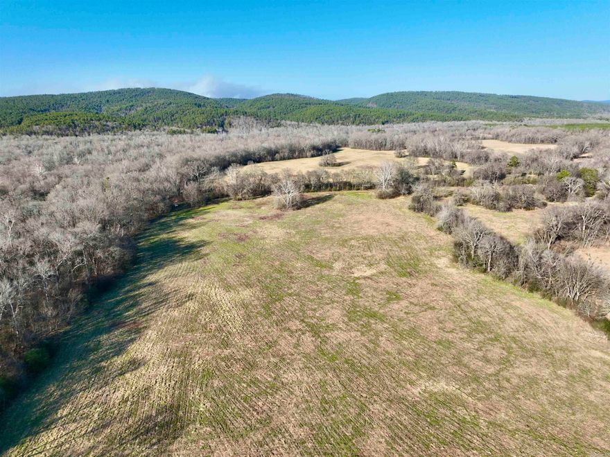 Spectacular acreage in the Arkansas River Valley just off Hwy 28 near Waldron. This gated property features fertile open bottom fields, mature hardwood timber, and three outstanding waterways including Hughes Branch, Big Cedar Creek, and the Fourche LaFave River. With numerous scenic building sites, access to electricity, incredible farming potential, abundant wildlife, and opportunities for hunting, fishing, and floating, this property offers exceptional recreational and investment value. Electric and Water nearby.