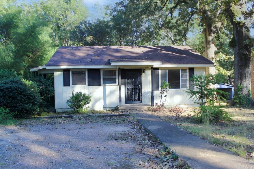 Smaller home needs remodeling completed.  Nice yard. No Disclosure.   To be sold AS IS.  Agents please review ALL REMARKS PRIOR TO SCHEDULING SHOWING.   If buyer requires inspection or apprasdial, the following remarks must be in offer:   " Buyer to be responsible for turning on any utilities required for inspection or apprasial"   All offers must be on ARA contract with EM addenda, provide POF or preapproval and grid online completed and upload contract to portal.  Offer worksheet only (docs on line) must be emailed to allen@trammellandco.com.  See confidential Remarks to submit offer