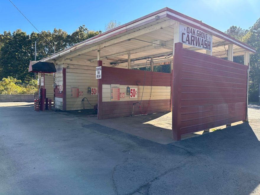 3 bay carwash in high traffic area. Great opportunity for extra income.