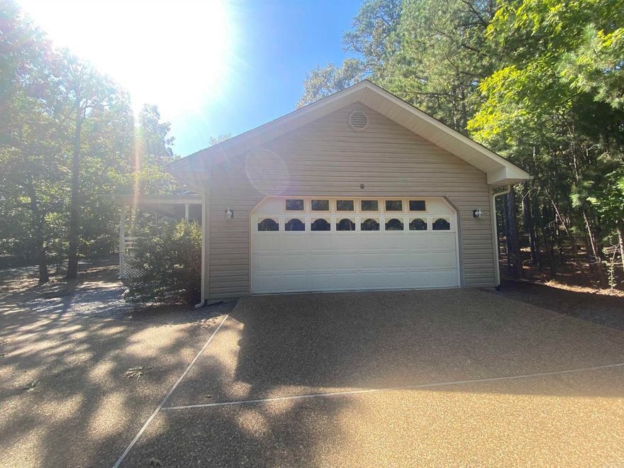 Welcome home to this charming HUD-owned property in the heart of Hot Springs Village! This well-appointed 3-bedroom, 2-bath residence offers approximately 1,783 sq ft of comfortable living space. Built in 1995, the home features a spacious open-layout living area, a cozy fireplace  The kitchen offers solid cabinetry and functional workspace, flowing into the dining or family area — ideal for entertaining or everyday living. The primary suite includes a private bath, and additional bedrooms are conveniently located down the hall.  Set on a ~0.26-acre lot, the property includes a detached garage and exterior space ready for your landscaping ideas. Residents enjoy access to amenities maintained by the Hot Springs Village POA, including golf courses, recreational facilities, walking trails, and more.  Don’t miss this opportunity to own a HUD property in one of Arkansas’s premier gated communities. Sold AS IS — subject to HUD guidelines. Buyer to verify all measurements, taxes, HOA fees, and property details.