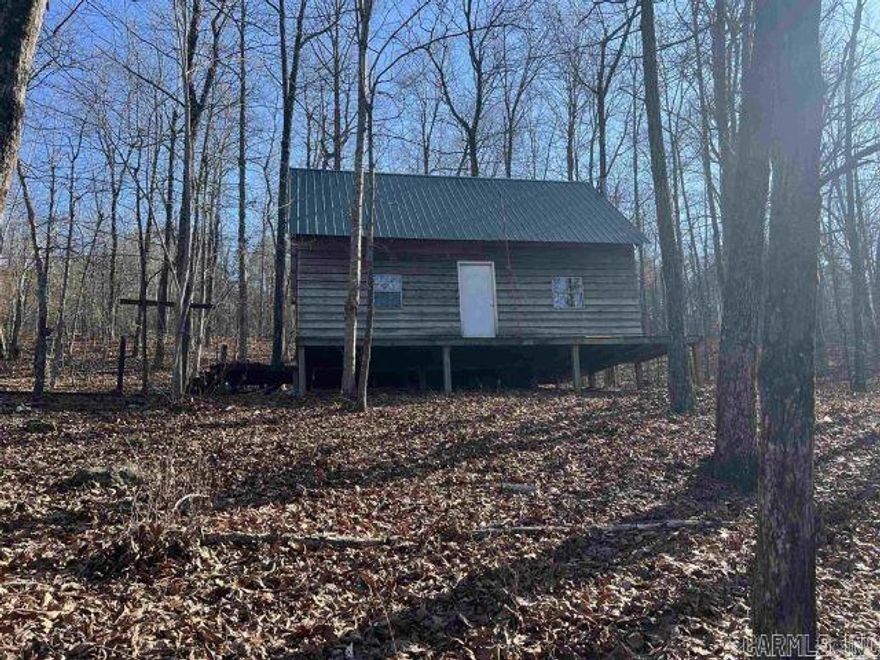 40-acres with a cabin, features prime hunting land with a year-round creek, providing a consistent water source that attracts large populations of whitetail deer, bear and wild turkey. Whether you’re an avid hunter or just seeking a peaceful retreat in nature, this property provides a rare opportunity to own a slice of quiet wilderness. Natural wildlife trails are located throughout the property. The 900 sq foot cedar cabin has a wood burning stove, is wired for a generator & has a septic & water storage tank (used for plumbing). This property is perfect for a hunting camp, off grid living or weekend retreat. No Utilities on property, High Clearance Vehicle or 4x4 reccomended *See agent remarks