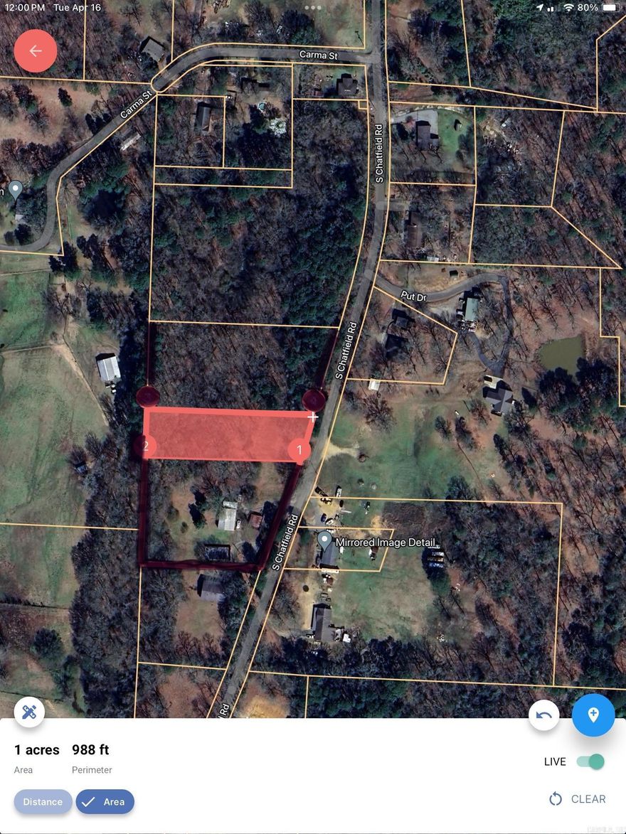 One wooded acre just outside the Benton City limits. Small woods so easier to clear. Restriction of no mobile homes. City water and septic. Gentle slope with a wet weather creek at the back of the property. Easy access to Benton Parkway and Benton or Alcoa Rd. Will be surveyed out of a larger tract.