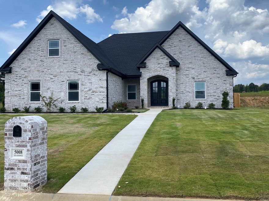 This beautiful home is located in the Brookland School District and is serviced by City Water and Light.  The gorgeous floor plan is 4 bedroom, 2 bath and has a bonus room or could be another bedroom on the second level, the house boasts 12ft raised ceilings in the great room, kitchen, and breakfast area. The exterior is covered with all brick and multiple windows surrounding the breakfast area allowing for plenty of natural light.   In the master bedroom, the master bath features double sinks, free standing soaker tub, a custom tile shower with a glass shower door. LVP can be found in the master bedroom, kitchen, great room and hallway, tile in the laundry room, bathrooms. Carpeting can be found in the guest bedrooms and the bonus room. Additional features include crown molding, ceiling fans, prefinished wood shelving units, granite countertops in the kitchen and bathroom, tile backsplash lighting in the kitchen, an electric fireplace, a tankless hot water heater and foam insulation.