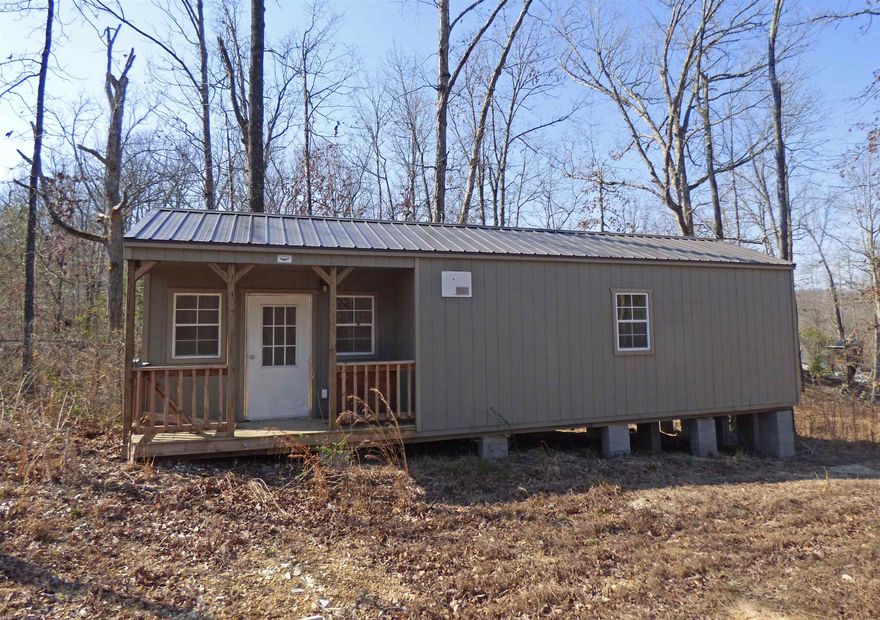 Two lots with a nice shed. These side by side lots have space and the shed has electricity. Could be your get away spot and/or great as your hunting cabin during the season!