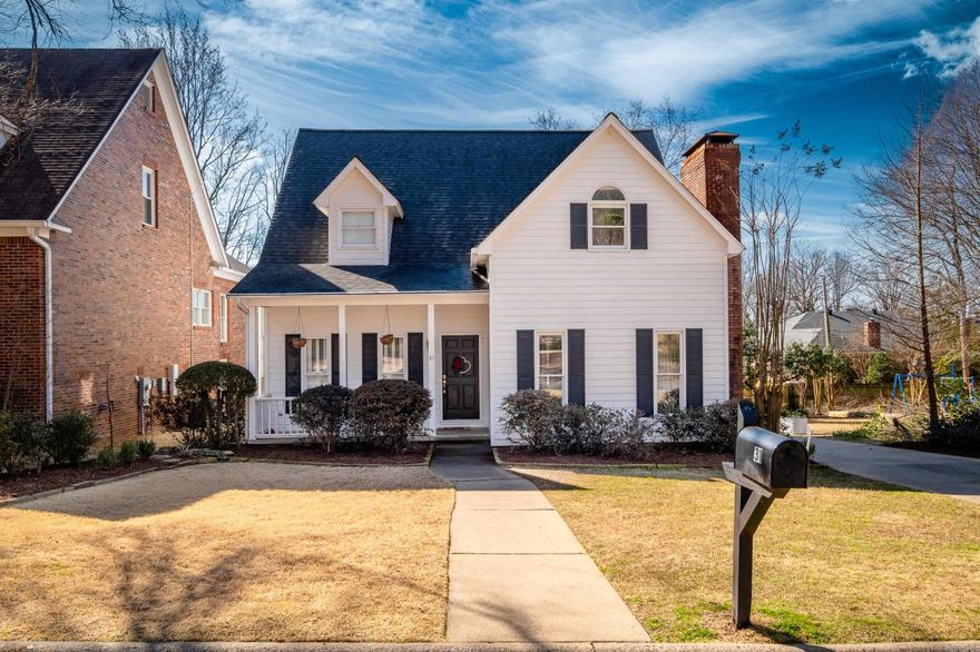 Lovely traditional family home with an inviting open floor plan! The spacious living area flows into the dining room, featuring lovely bay windows for abundant natural light. The remodeled kitchen showcases the quartz countertops, custom cabinetry, gas range, copper sink, butcher block bar, large pantry and informal dining areas. The main level primary suite with pretty bath and walk in closets  offers private access to a large deck spanning the back of the home, perfect for relaxing or entertaining. Upstairs, you will find two guest bedrooms, a hall bath, laundry room, and a versatile space ideal for an office or playroom. The detached two-car garage provides extra storage, with plenty of driveway parking available as well. Located in a charming neighborhood with a playground and gazebo. Come see! See remarks on possession.