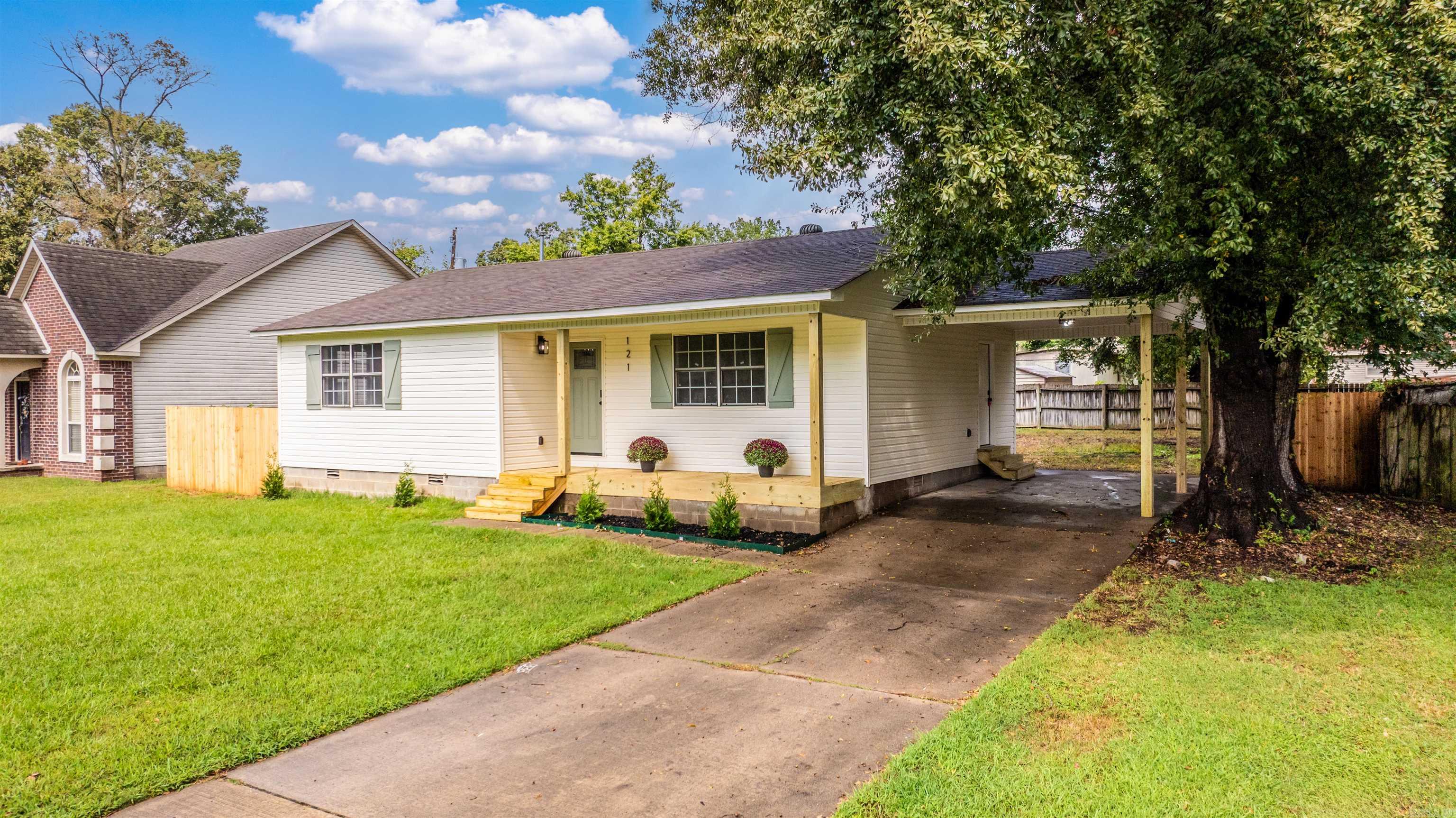 Welcome to this beautifully remodeled home in the heart of Sherwood! Priced at just $174,900, this charming 3-bedroom, 2-bathroom residence offers 1,080 square feet of thoughtfully designed living space. Step inside to find a stunning new kitchen featuring custom cabinets, a farmhouse sink, and brand-new appliances. Both bathrooms have been completely updated with custom tile work and high-end finishes, while new interior doors throughout add a modern touch. Enjoy relaxing evenings on the brand-new front porch or take a short stroll less than a block away to the newly renovated Lake Cherrywood Park. Conveniently located just 5 minutes from I-57, this home offers easy access to shopping, dining, and entertainment. With its stylish updates and unbeatable location, this property is perfect for first-time homebuyers looking for a move-in ready home. ***See Agent Remarks***