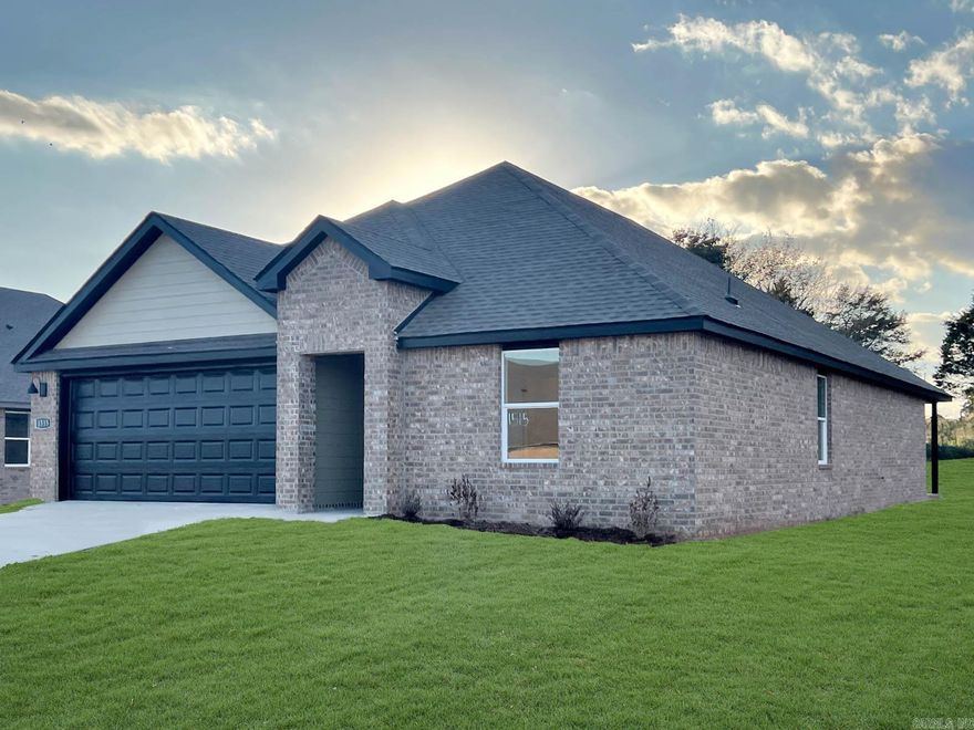 Charming Cali plan in Wolfsbridge at Cabot, located in Cabot, Arkansas! These new construction homes feature modern finishes for comfortable living! Each home has LVP flooring and carpet.  In the kitchen and bathrooms, you’ll find beautiful quartz countertops. The primary bathroom features a walk-in shower and a quartz vanity!  Each home will have 4-sides brick with Hardie® siding per plan. These homes come with a programmable thermostat! 10-year limited Homebuyer’s Warranty! Photos may be stock photos, representative of plan only and may vary as built. Annual taxes is an estimate.  HOA is $375 with a $75 Transfer fee.