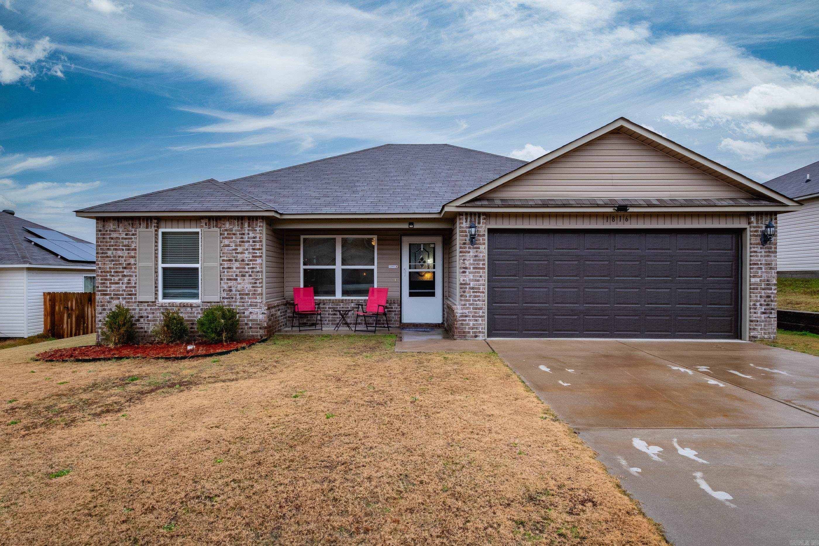 Welcome to this beautiful home nestled in a desirable and convenient neighborhood! Boasting an ideal split floor plan, this home combines functionality and style with an open-concept living, kitchen, and dining area—perfect for entertaining or everyday living. The kitchen features ample cabinet space, stainless steel appliances and a breakfast bar that overlooks the living area, making it the heart of the home. The split floor plan ensures privacy for the primary suite, which includes an ensuite bathroom and generous walk-in closet. Outside, the expansive backyard offers endless possibilities—perfect for relaxing evenings, playtime, or outdoor gatherings. With its prime location near schools, shopping, and dining, this home delivers convenience without compromise.