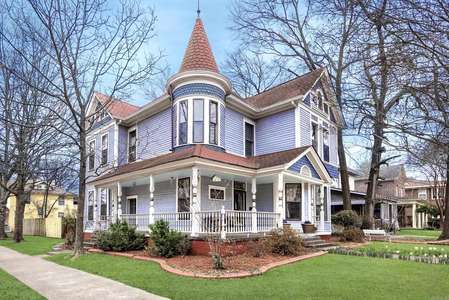 Exceptional Historic Residence in the Heart of Little Rock. Discover timeless character and generous space in this stunning Traditional-style home at 1403 S Center Street. Built in 1896, this remarkable 2-story residence offers approximately 2,944 square feet of living space, blending historic charm with everyday comfort. Featuring 5 bedrooms and 2 full baths, this home provides ample room for family, guests, or flexible living arrangements. Inside, spacious living areas showcase beautiful wood and tile flooring, tall ceilings, and abundant natural light. The decorative fireplaces add classic appeal, while central electric cooling and gas heating ensure year-round comfort. The kitchen comes equipped with a gas range, free-standing stove, dishwasher, and refrigerator that conveys. Situated on a fully fenced lot with wood fencing and public utilities, this property offers privacy and convenience just minutes from downtown amenities, dining, and entertainment. A rare opportunity to own a piece of Little Rock history with space, charm, and an unbeatable central location. Pre-Inspected Feb 2026.