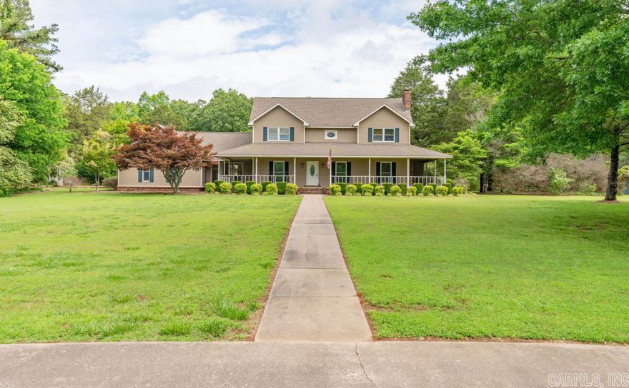 LAKE NEIGHBORHOOD! Minutes to TWO marinas and walking distance to GREERS FERRY LAKE! This nearly 4000 sf house with a 1750 sf DREAM SHOP on over 2.5 acres within the city limits IS A MUST SEE! The home contains 4 bedrooms and 2.5 baths. The primary bath and half bath have been completely updated! Gorgeous Hardwood flooring and tile throughout the home. The new shop will store all your lake toys and boats. It contains 3 automated garage doors with a convenient pull through bay. Updates include mini splits in the bonus rooms, paint throughout, LED recessed lighting, a tankless water heater, upstairs HVAC, and roof along with many others. Schedule your tour today!