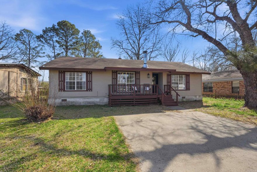 Welcome to this charming 3 bedroom, 2 bathroom home in Sherwood, just minutes from shopping, dining, and local amenities. Featuring beautiful original hardwood floors, a welcoming front porch, and a back porch overlooking the spacious backyard—perfect for relaxing evenings or entertaining guests. A great opportunity in a convenient location!