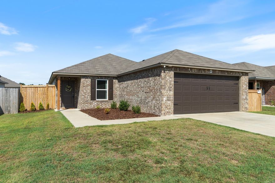 This home is anything but a standard Rausch Coleman model—featuring numerous builder upgrades along with thoughtful post-build enhancements that make it truly one of a kind.  Inside, you’ll find an open floor plan with durable vinyl flooring throughout (no carpet!), upgraded lighting, and a bright, welcoming feel. The spacious primary suite offers a relaxing soaking tub, while the attached two-car garage provides convenience and extra storage.  Step outside to your private backyard retreat complete with a full fence, wood deck, brick fire pit, and raised garden beds—perfect for entertaining or simply unwinding at the end of the day.  Meticulously maintained and move-in ready, this home is ready to welcome its next owner.