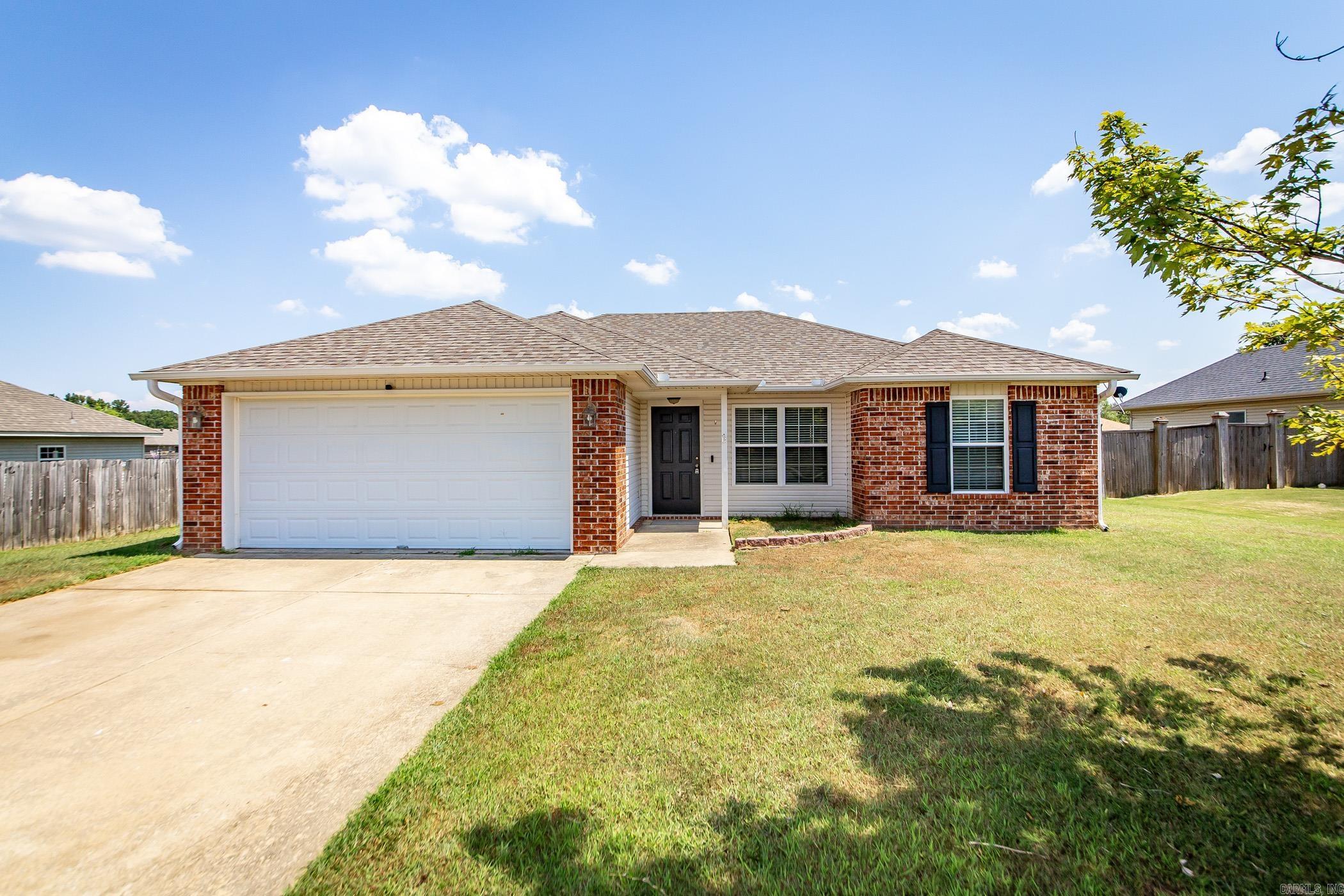This charming home offers the perfect mix of comfort and convenience in a peaceful neighborhood setting. Featuring 3 spacious bedrooms and 2 full baths, it has a bright, open layout thatās ideal for both everyday living and entertaining. The kitchen includes plenty of cabinet space and pantry. The primary suite is designed for relaxation with its own private bath and walk-in closet. Outside, youāll find a beautiful backyardāperfect for kids, pets, or weekend barbecues. A two-car garage provides ample storage and parking. Located in the Cabot School District, this home offers easy access to shopping, dining, and a quick commute to Little Rock, Cabot, or Beebe. Move-in ready and waiting for its new owners!