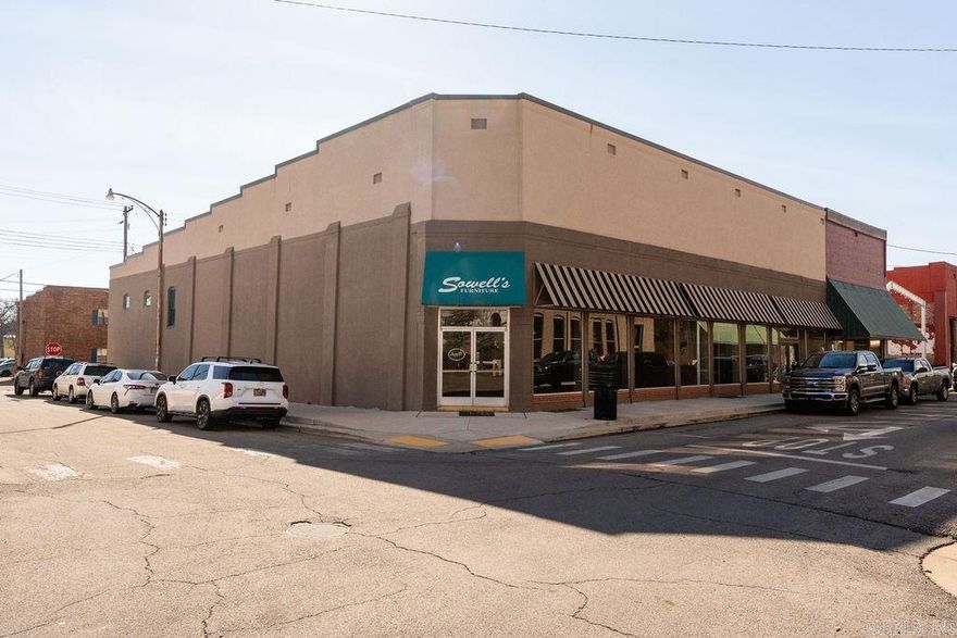 The redevelopment of the Sowell Furniture building represents the most significant adaptive reuse opportunity in downtown Searcy. Positioned as a "Renovation Revolution," this project offers investors a chance to enhance the city’s $93 million #MySearcy master plan which includes bike trails, community center and waterpark.  This 28,000+ square foot historic landmark is located directly across from the oldest courthouse in Arkansas and within walking distance of Art Alley and the Rialto Theatre.  Ground Floor (Dining & Culture): A 14,000 sq. ft. open-concept footprint ideal for a flagship restaurant designed for all ages, filling a critical gap in Searcy’s downtown "Experience Economy."   Upper Level (Entertainment & Nightlife): Another 14,000 sq. ft. dedicated space for live music, bands, and high-end arcade features, designed to capture the growing student and young professional demographic.  Currently ranked as the #8 fastest-growing city in Arkansas, Searcy lacks a combined dining and activity venue of this scale, ensuring a "first-mover" advantage for the developer and includes ample parking. Let's get started on making this happen.